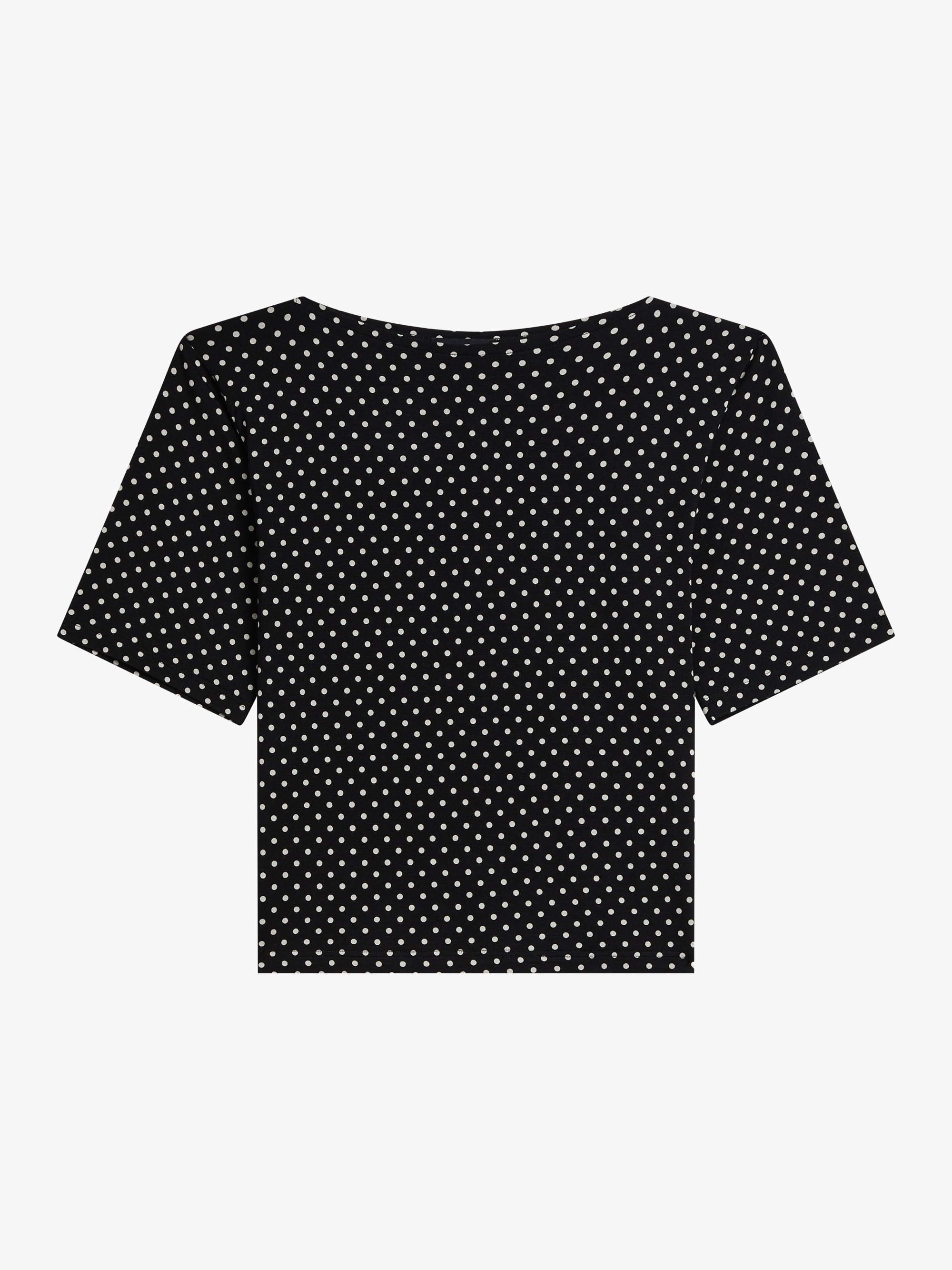 black polka dot jersey Ocean T-shirt