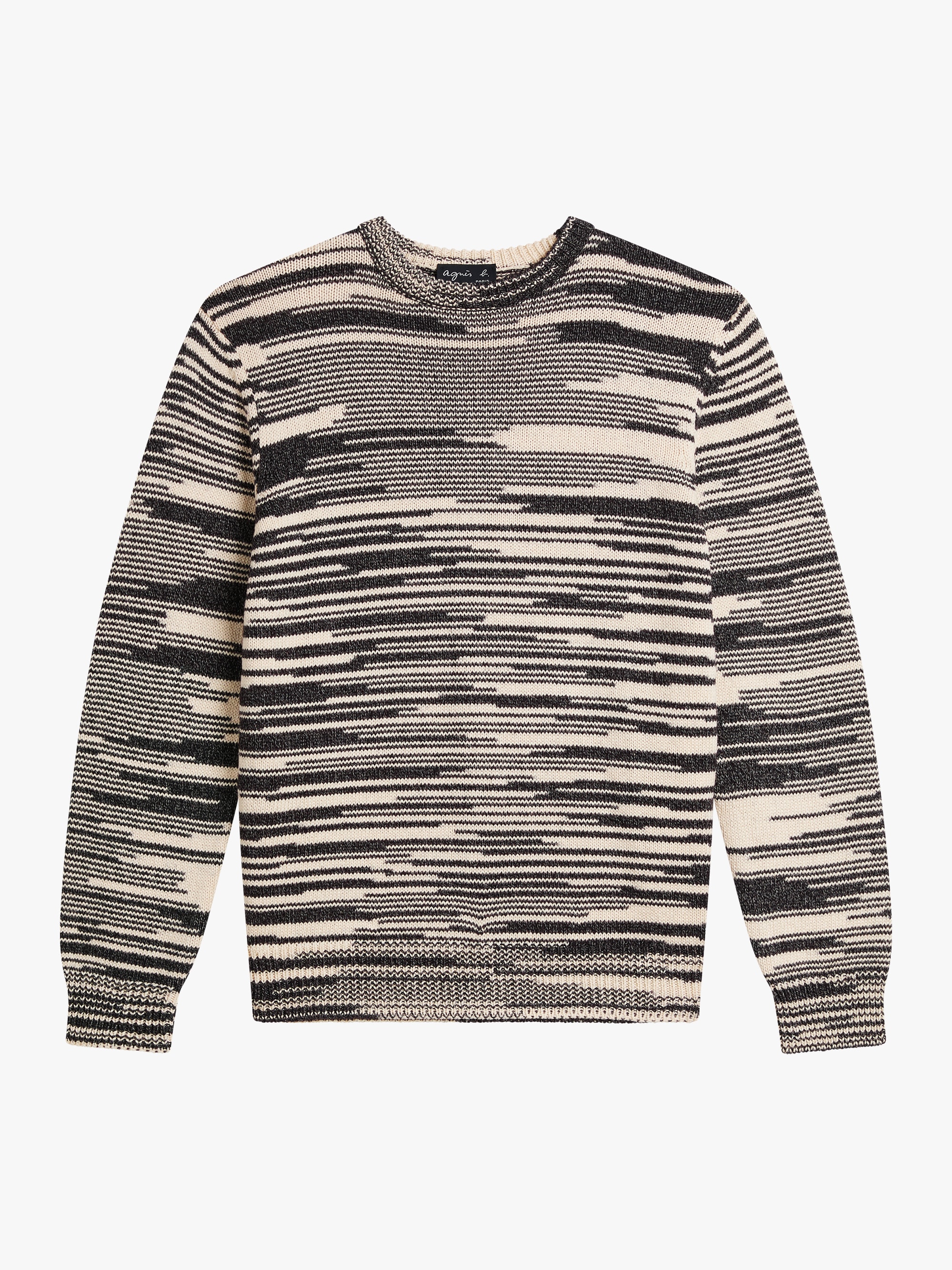 black Ab cotton jersey jumper