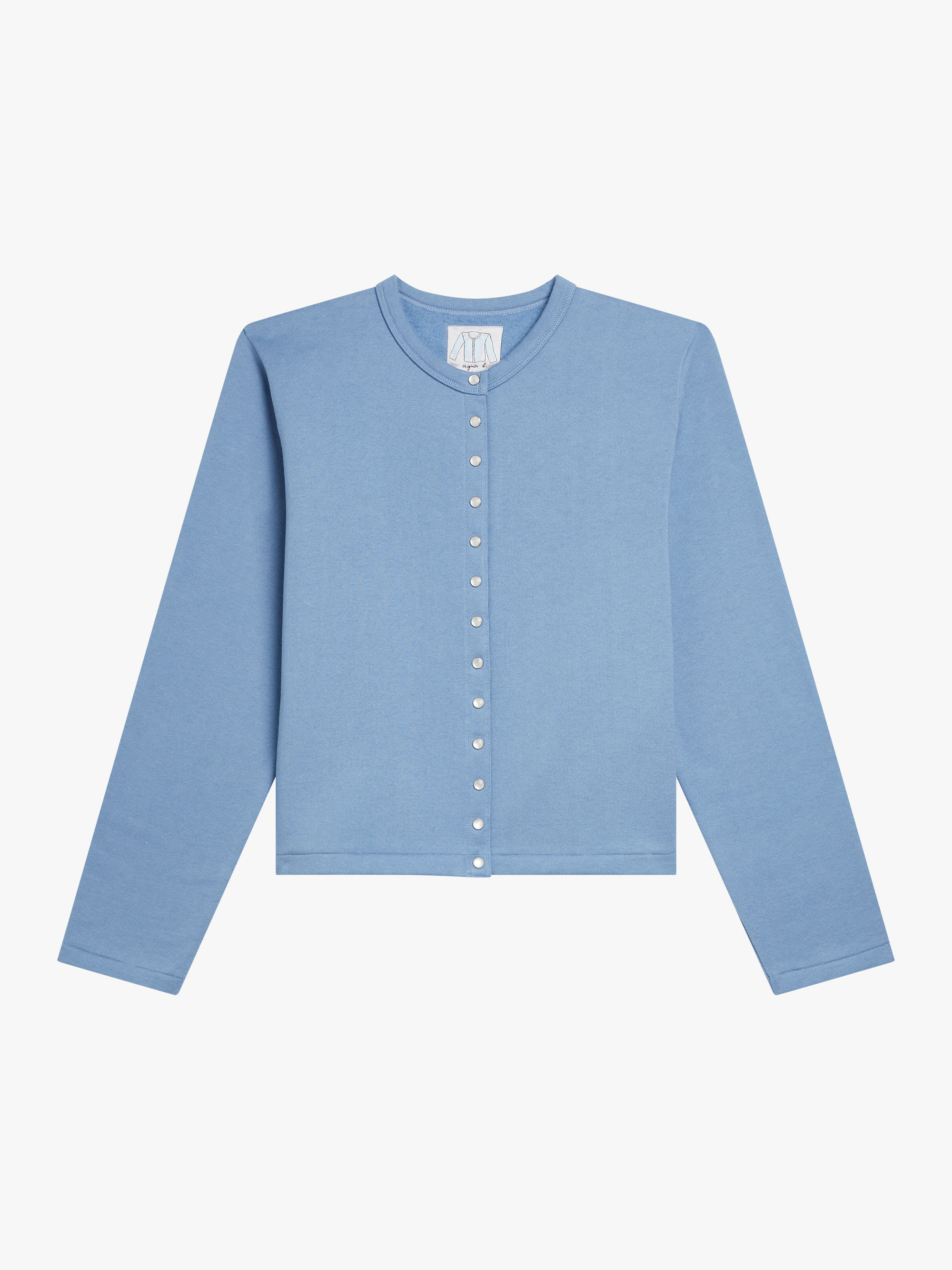 トップス The Barnnet Cotton Cardigan cotton fleece snap cardigan