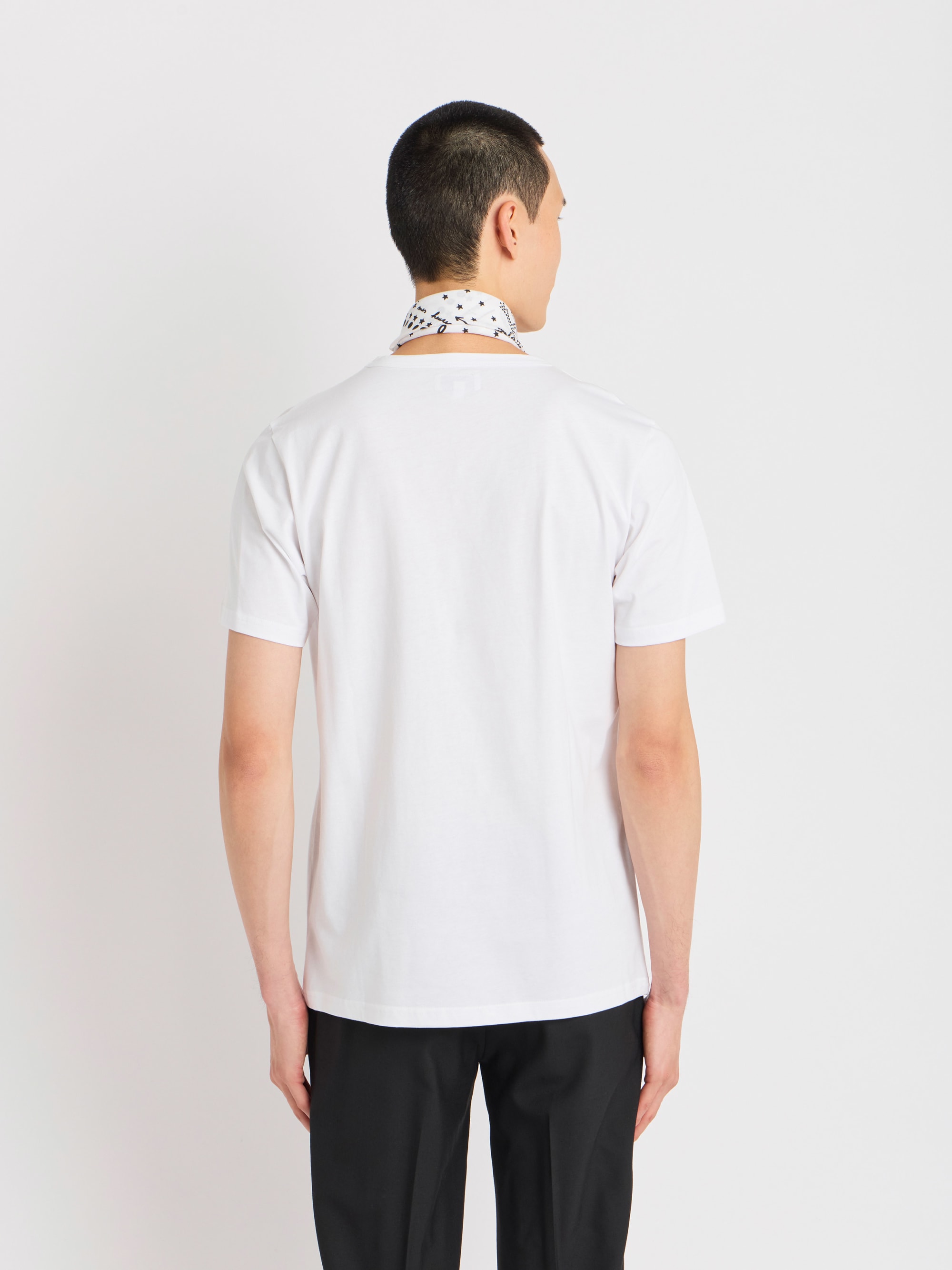 white short sleeves Coulos star t-shirt | Agnès b.