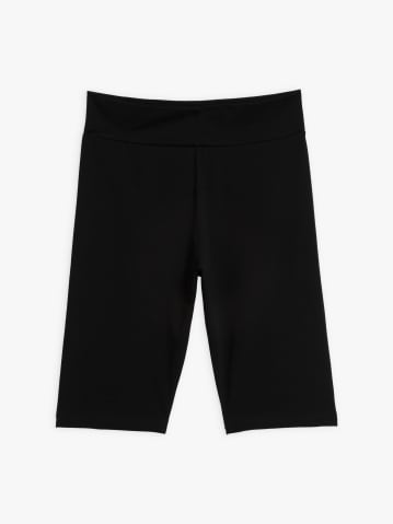 black cotton Susa cycling shorts