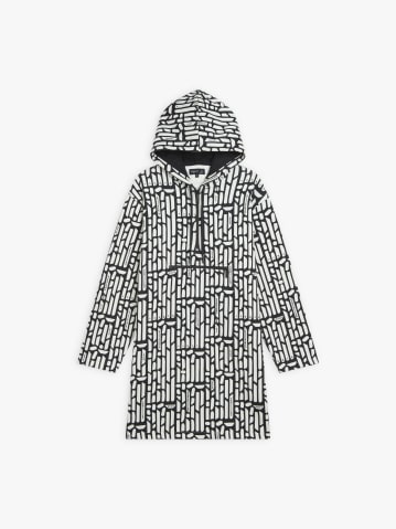 New Ever print hooded dress