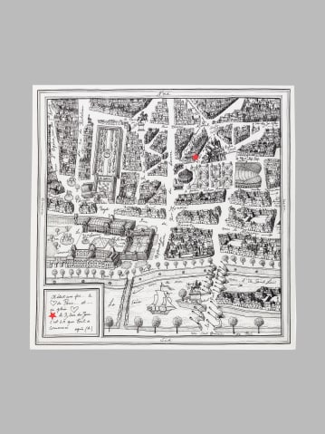 Rue du jour silk square scarf