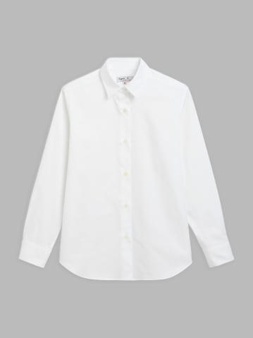 chemise blanche en serg&eacute; de coton