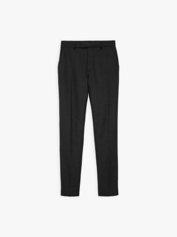 dark grey wool-blend Fergie pants