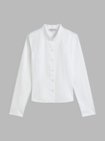 chemise en serg&eacute; de coton blanc