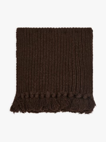 brown wool Scott scarf