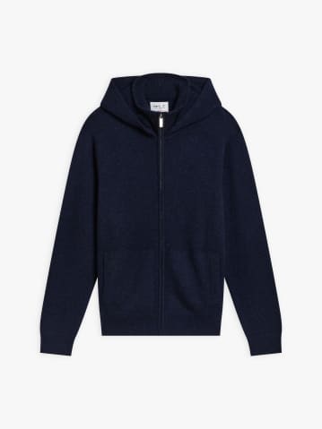 blouson Bronson en jersey de cachemire chin&eacute; bleu