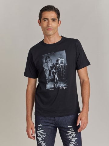 black  Le Mixte artist Alan Vega unisex cotton jersey t-shirt