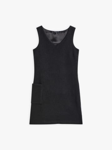 black wool jersey Viki dress