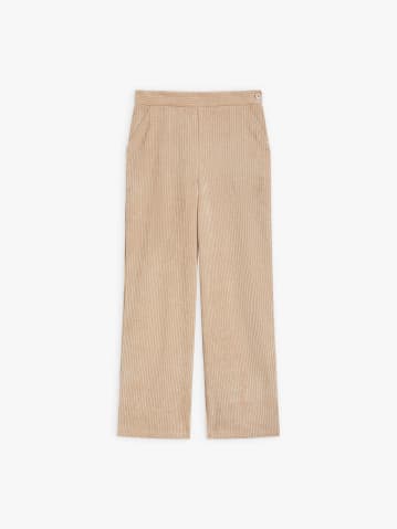 beige jersey velours Sailor trousers 