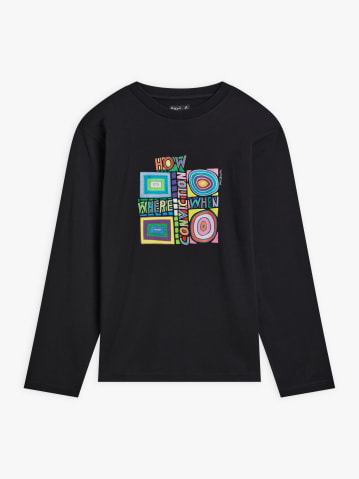 black cotton jersey Mark t-shirt artist Mel Bernstine 