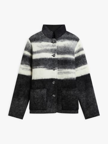 black wool jersey Mandary jacket
