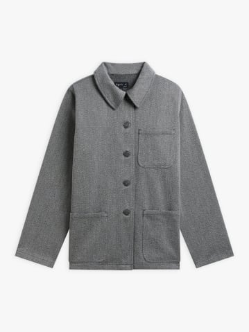 mottled grey cotton Sanshui jacket
