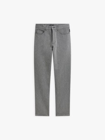 mottled grey Chris cotton jeans