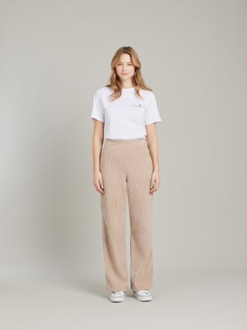 beige jersey velours Sailor trousers 