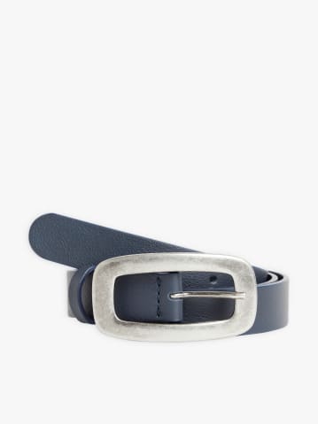 ceinture Clothilde en cuir de vachette bleu