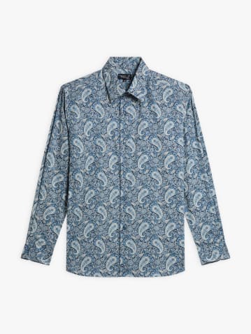 blue Andy printed cotton shirt