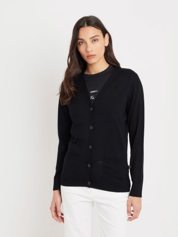 black cotton Alphonse cardigan
