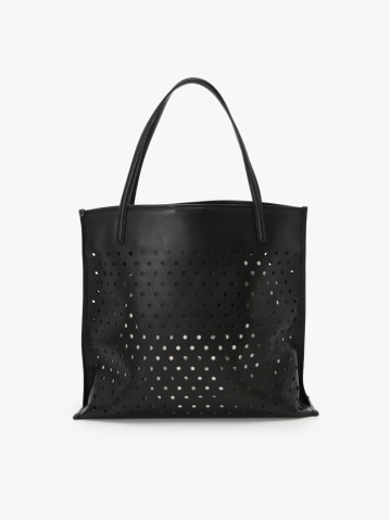 black cow leather bag
