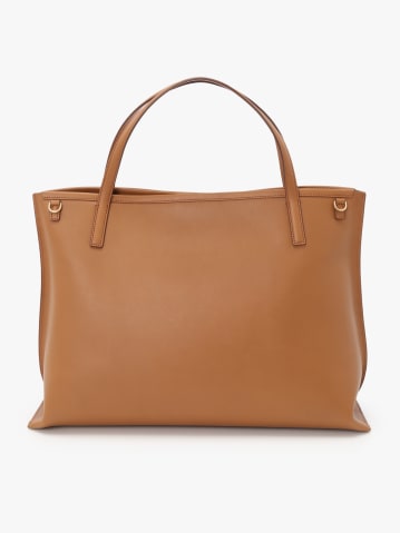 brown cow leather bag