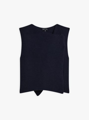 blue wool Selina cardigan