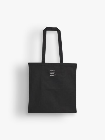 black cotton tote bag artist Jonone