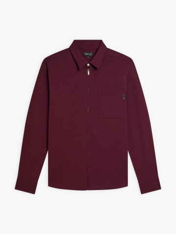 burgundy organic cotton M&eacute;tro shirt