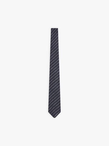 blue viscose striped Rolland tie