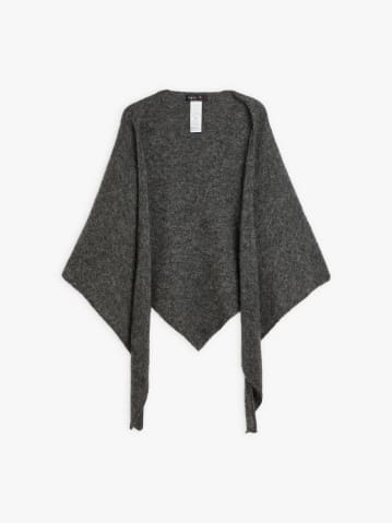 mottled grey alpaca Ellis scarf