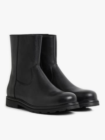 boots Indiana en cuir noir
