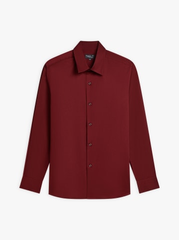 chemise Thomas en coton manches longues rouge