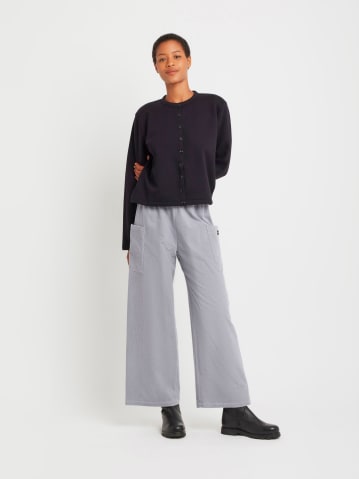 cardigan en molleton de coton noir