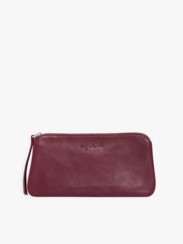 burgundy leather Lola case