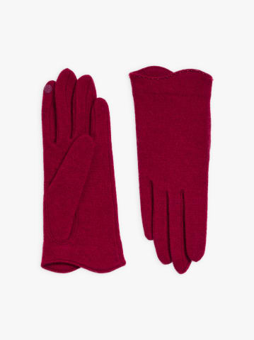 gants Manon en laine rouge