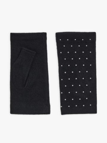 mitaines Amy en laine noir