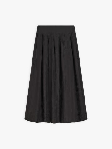 black pongee silk Grand Hotel skirt
