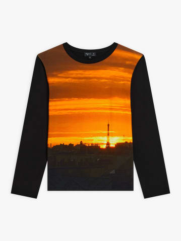 viscose Cool digital photo print by agn&egrave;s b. t-shirt