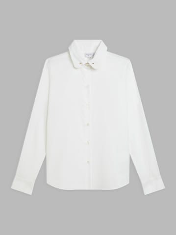 chemise Gabrielle en popeline de coton blanc