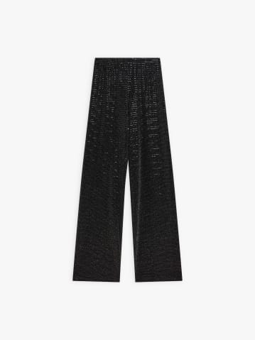 pantalon Sail en polyamide brillant noir