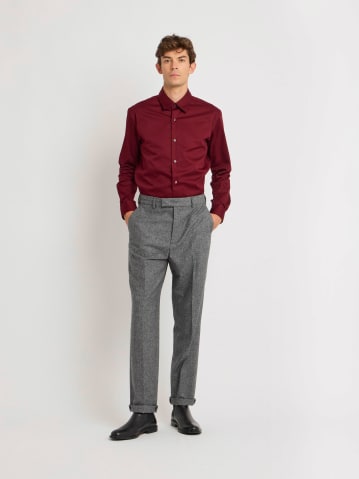 grey wool tweed Jamey trousers