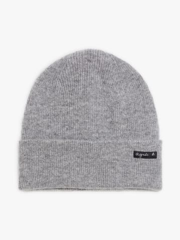 bonnet Willy en cachemire gris chin&eacute;