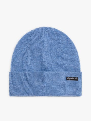 bonnet Willy en cachemire bleu chin&eacute;