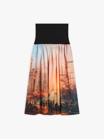polyester skirt agn&egrave;s b. inspired by the Louvre