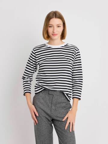 t-shirt Lil Cool en jersey de coton noir et blanc