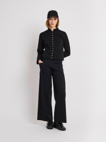 black cotton fleece Tambourin jacket