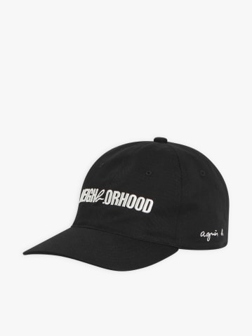 casquette noire agn&egrave;s b. x Neighborhood