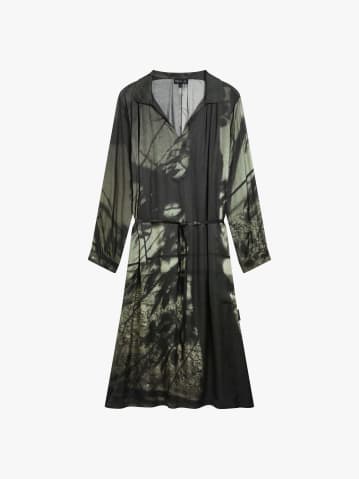 viscose digital print photo by agn&egrave;s b. Clavecin dress