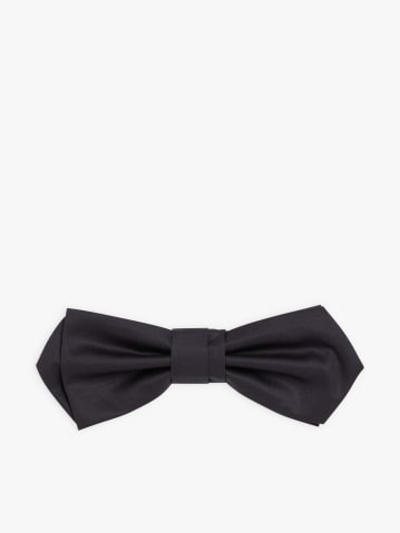 black cotton Humphrey bow tie