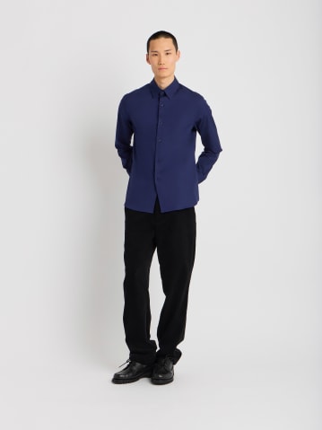blue cotton poplin Toto shirt